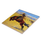 Frederic Remington Kunst “Een koude ochtend op de  Tegeltje (Zijkant)