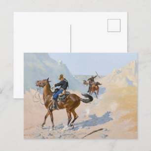 Frederic Remington Militair Offer (De hinderlaag) Briefkaart