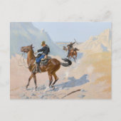 Frederic Remington Militair Offer (De hinderlaag) Briefkaart (Voorkant)