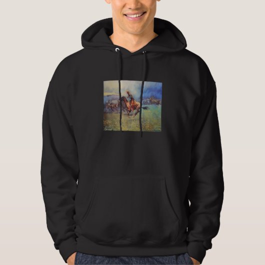 Frederic Remington Remington Stampede Hoodie (Voorkant)