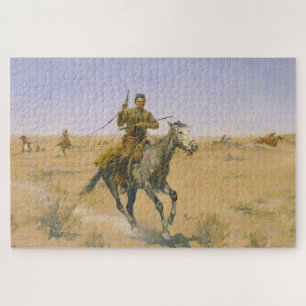 Frederic Remington The Flight 1895 Legpuzzel