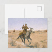 Frederic Remington - The Flight Briefkaart (Voorkant / Achterkant)