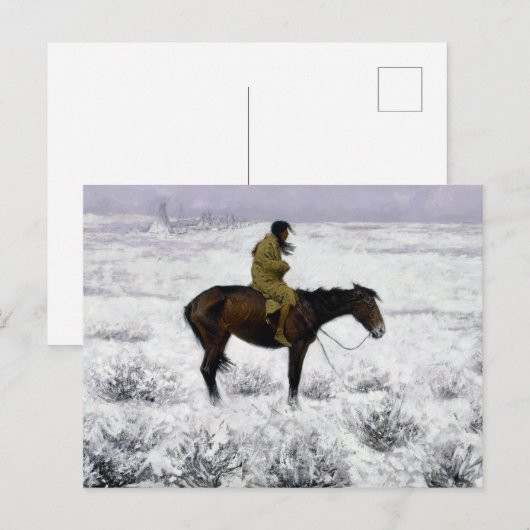 Frederic Remington the Herd Boy Briefkaart (Voorkant / Achterkant)