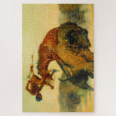 Frederic Remington Western Art "Episode - Buffalo Legpuzzel (Verticaal)