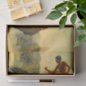 Frederic Remington Western Art "Episode - Buffalo Tissuepapier (Geschenk)