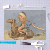 Frederic Remington Western Art "Pony War Dance" Tissuepapier (Craft)