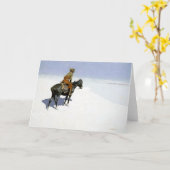 Frederic Remington Westerne Art "The Scout" Kaart (Gele Bloem)