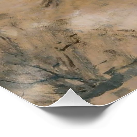 Frederic Remington Westerne kunst "De vlucht" Perfect Poster (Hoek)