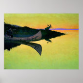 Frederic Remington Westerne kunst "komt bij de opr Poster (Voorkant)