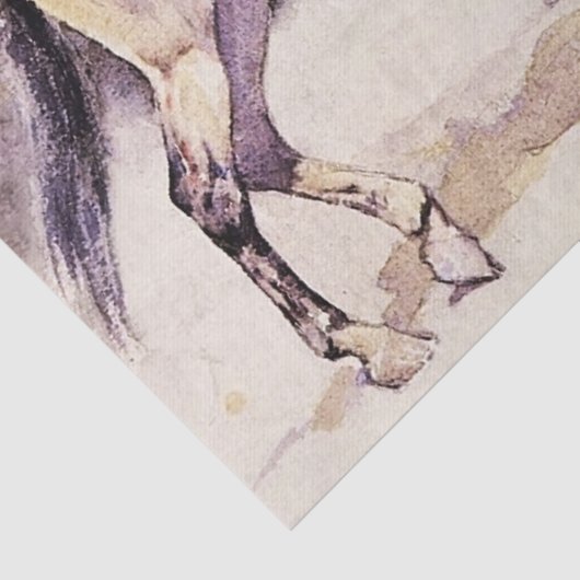 Frederic Remington Westerne Kunst Mexicaanse Pony Tissuepapier (Detail)