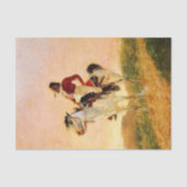 Frederic Remington Westerne kunst "Modern Comanche Tissuepapier (Voorkant)