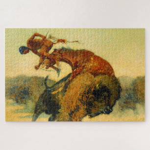 Frederic Remington Westerse Kunst “Aflevering – Bu Legpuzzel
