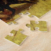 Frederic Remington Westerse Kunst “Buffeljacht” Legpuzzel (Zijkant)