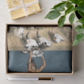 Frederic Remington Westerse Kunst 'De bizons terug Tissuepapier (Geschenk)