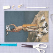 Frederic Remington Westerse Kunst 'De bizons terug Tissuepapier (Craft)