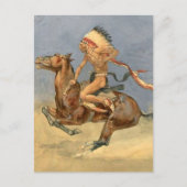 Frederic Remington Westerse Kunst “Pony War Dance” Briefkaart (Voorkant)