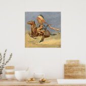 Frederic Remington Westerse Kunst “Pony War Dance” Poster (Keuken)