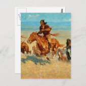 Frederic Remington's The Buffalo Runners (1909) Briefkaart (Voorkant / Achterkant)