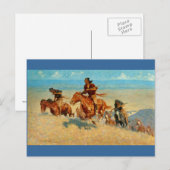 Frederic Remington's The Buffalo Runners (1909) Briefkaart (Voorkant / Achterkant)