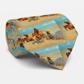 Frederic Remington's The Buffalo Runners (1909) Stropdas (Opgerold)