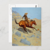 Frederic Remington's The Cowboy (1902) Briefkaart (Voorkant / Achterkant)