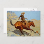 Frederic Remington's The Cowboy (1902) Briefkaart (Voorkant / Achterkant)