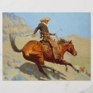 Frederic Remington's The Cowboy (1902) Flyer