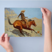 Frederic Remington's The Cowboy (1902) Flyer (Hand)