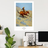 Frederic Remington's The Cowboy (1902) Poster (Thuiskantoor)