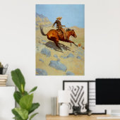 Frederic Remington's The Cowboy (1902) Poster (Thuiskantoor)