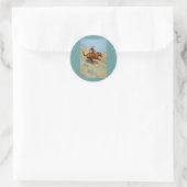 Frederic Remington's The Cowboy (1902) Ronde Sticker (Tas)