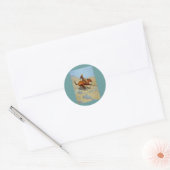 Frederic Remington's The Cowboy (1902) Ronde Sticker (Envelop)
