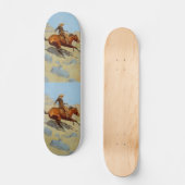 Frederic Remington's The Cowboy (1902) Skateboard (Voorkant)