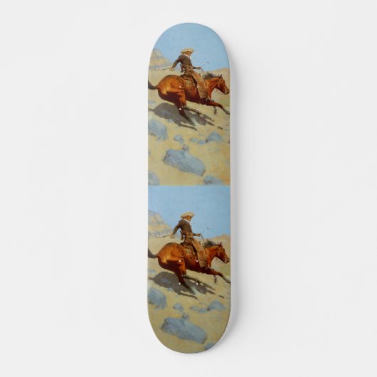 Frederic Remington's The Cowboy (1902) Skateboard (Voorkant)