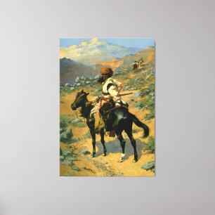Frederic Remington's The Indian Trapper (1889) Canvas Afdruk