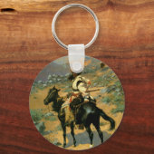 Frederic Remington's The Indian Trapper (1889) Sleutelhanger (Voorkant)