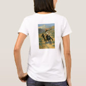 Frederic Remington's The Indian Trapper (1889) T-shirt (Achterkant)