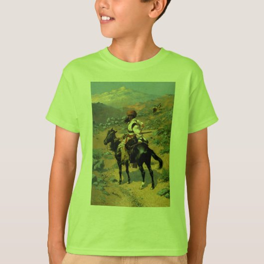 Frederic Remington's The Indian Trapper (1889) T-shirt (Voorkant)