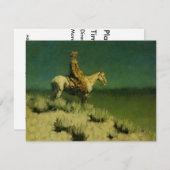 Frederic Remington's The Night Herder (circa 1908) Kaart (Voorkant / Achterkant)