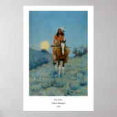 Frederic Remington's The Outlier 1909 Poster (Voorkant)