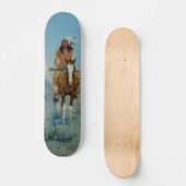 Frederic Remington's The Outlier 1909 Skateboard (Voorkant)