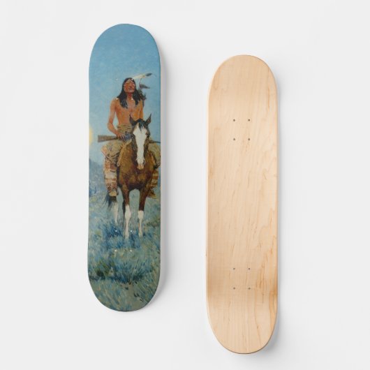 Frederic Remington's The Outlier 1909 Skateboard (Voorkant)