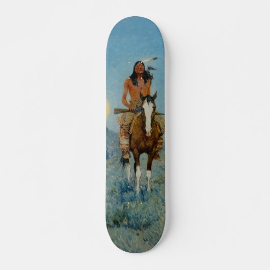 Frederic Remington's The Outlier 1909 Skateboard (Voorkant)