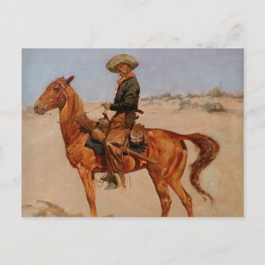 Frederic Remington's The Puncher (1895) Briefkaart (Voorkant)