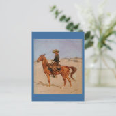 Frederic Remington's The Puncher (1895) Briefkaart (Staand voorkant)