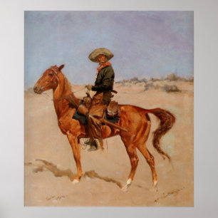 Frederic Remington's The Puncher (1895) Poster