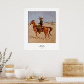 Frederic Remington's The Puncher (1895) Poster (Keuken)