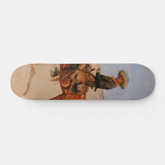 Frederic Remington's The Puncher (1895) Skateboard (Horizontaal)