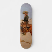 Frederic Remington's The Puncher (1895) Skateboard (Voorkant)