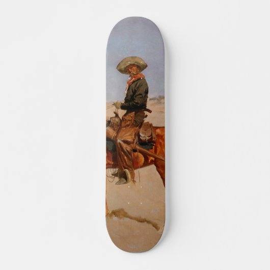 Frederic Remington's The Puncher (1895) Skateboard (Voorkant)